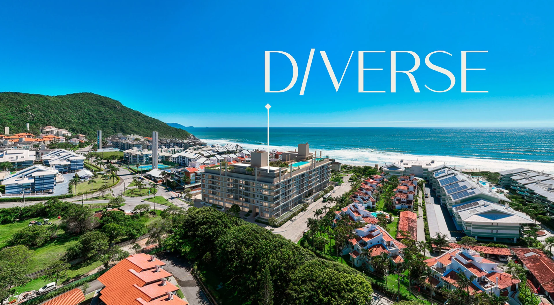 D/Verse Beach Concept в Praia Brava с высоты