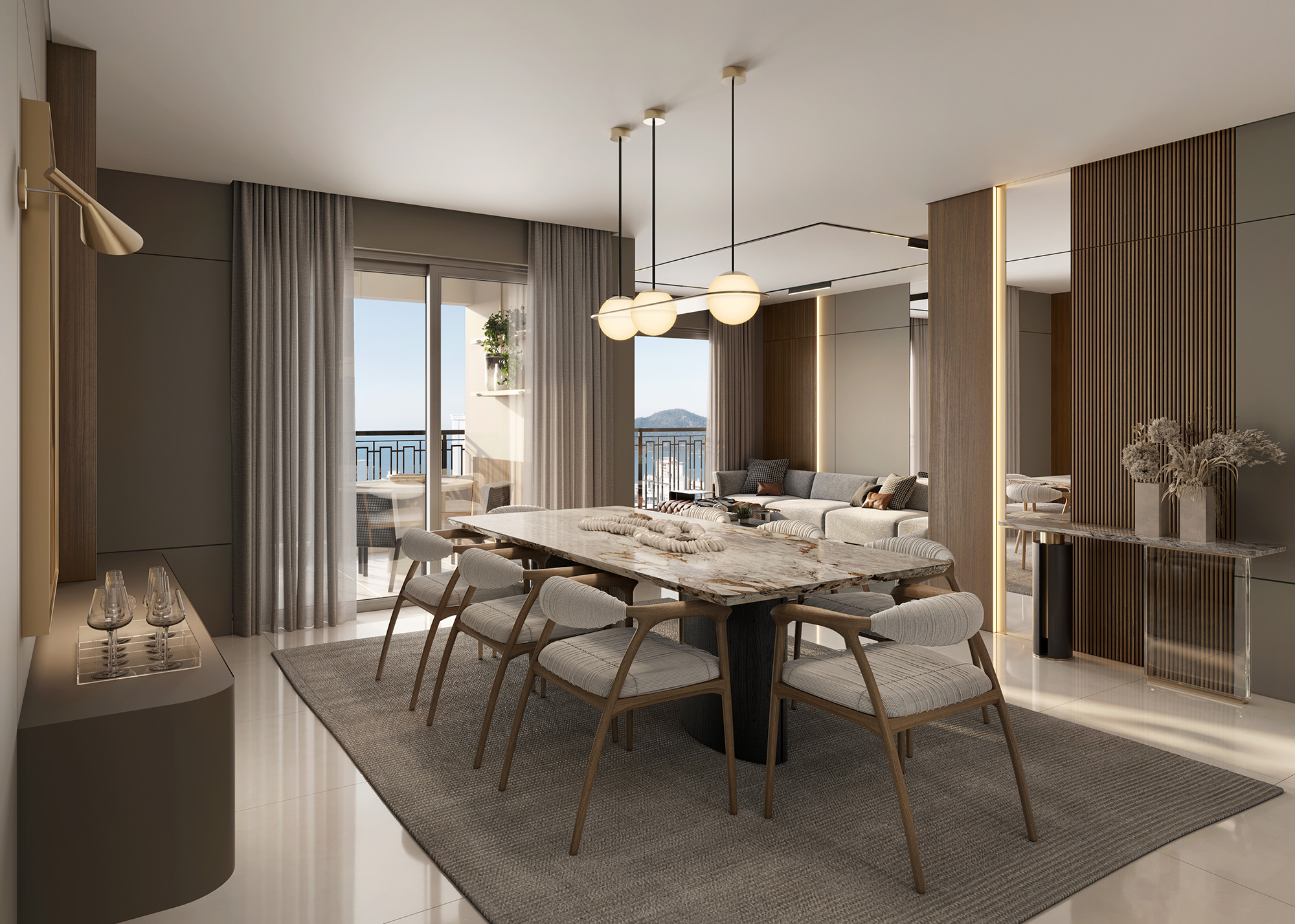 Интерьер апартаментов Gales Village в Балнеариу-Камбориу