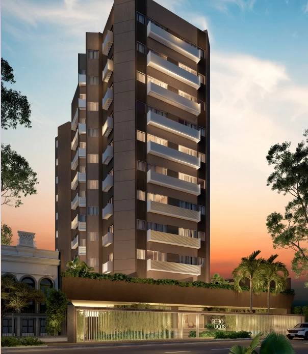 Вечерний фасад Rebouças Residencial